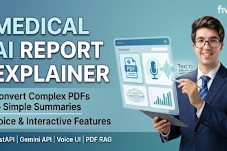build an ai medical report explainer and healthcare llm app