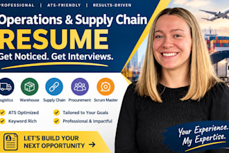 write operations manager, logistics supply chain warehouse, scrum master resume