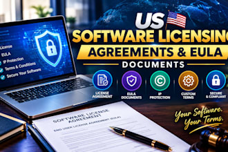 do US software licensing agreements  eula documents
