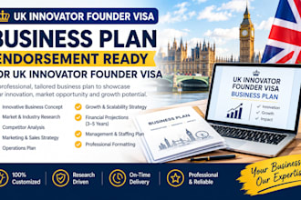 develop an endorsement ready UK innovator founder visa business plan