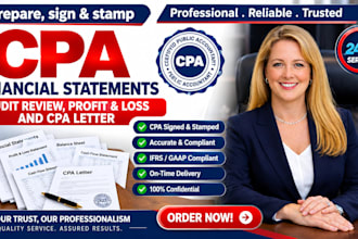prepare and sign cpa comfort letter, cpa mortgage letter financial statement