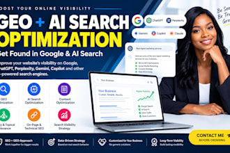 optimize GEO and ai search for higher google and ai visibility