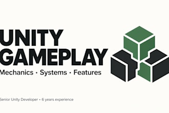develop gameplay systems and features for your unity game