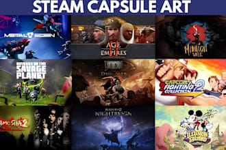 steam capsule steam page  steam banner cover artwork steam store game cover art
