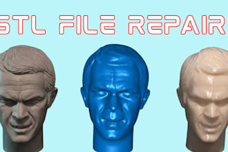 fix and repair stl files for 3d printing, slicing and manufacturing