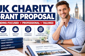 write your UK charity grant proposal for funding