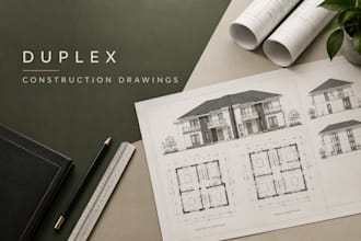 design duplex construction drawings