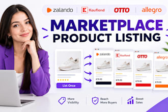 setup zalando kaufland otto allegro listing in marketplace product listing