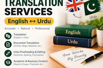 english to urdu manual translation