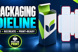 fix, recreate and prepare your packaging dieline for print