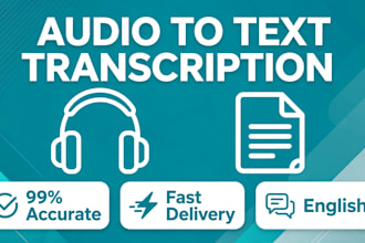 transcribe audio and video to text accurately and fast