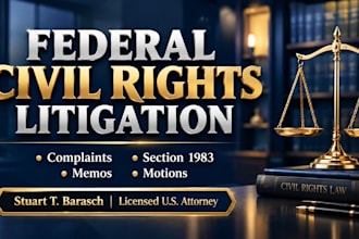 prepare a civil rights response to a defendant motion