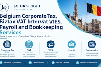 do belgium corporate tax, biztax vat intervat vies, payroll and bookkeeping