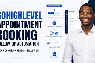 build gohighlevel appointment booking and follow up automation, ghl expert