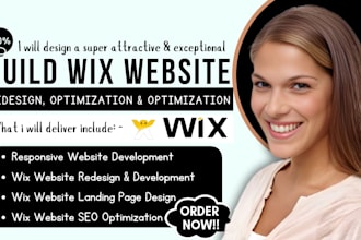 build wix website wix website design wix website redesign wix redesign wix seo