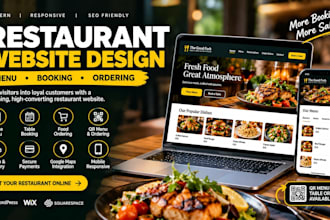 build a restaurant website with online menu, table booking and ordering
