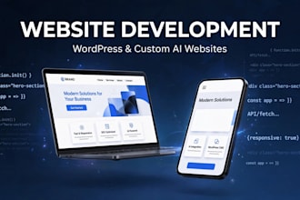 build a modern wordpress or custom ai website for your business