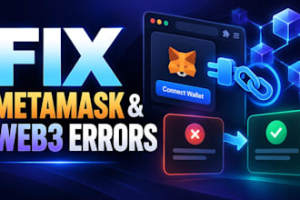 fix metamask wallet connection and web3 transaction errors