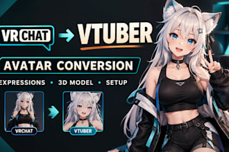convert your vrchat avatar into a vtuber model