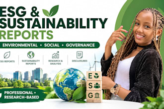 prepare esg and sustainability reports for your business