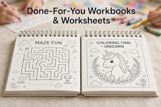 design printable kids worksheets for preschool and kindergarten