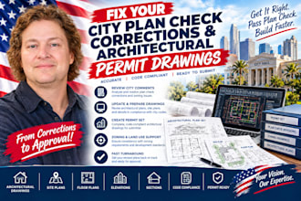 fix your city plan check corrections and architectural permit drawings
