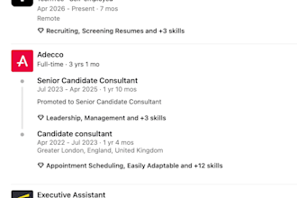 provide virtual assistant and recruitment support