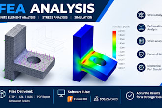 do fea analysis, finite element analysis, stress analysis and simulation