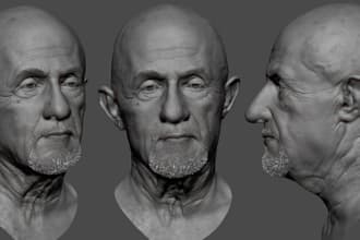 do 3d character sculpting, 3d modeling, game assets and custom 3d models