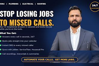 build an ai voice receptionist for plumbers and hvac businesses