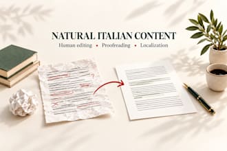 edit and humanize your ai generated italian content