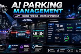 build ai parking management anpr vehicle tickets tracking smart enforcement app