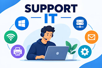 provide remote IT support, helpdesk, and system administration