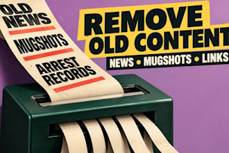 remove old news bad articles mugshots negative links arrest records from google