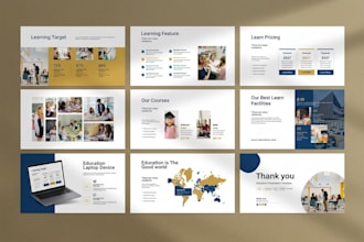 design redesign academic training online course presentations elearning deck ppt