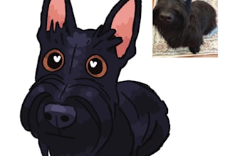 draw your dog from a picture
