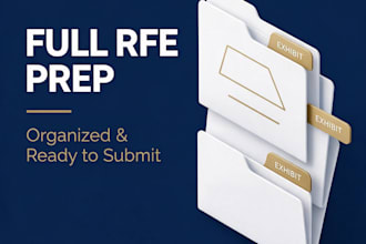prepare your complete uscis rfe legal response and exhibit index