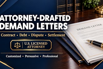 prepare a breach of contract demand letter as a US attorney