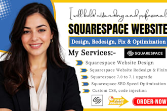 build squarespace website redesign squarespace redesign squarespace website fix