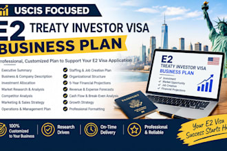 write a uscis focused e2 treaty investor visa business plan