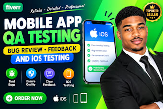 mobile app QA testing bug review feedback and IOS testing