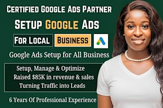 setup and optimize google ads PPC campaigns for local business lead generation
