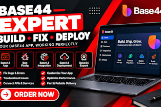 base44 expert base44 bug fixing base44 app base44 integration base44 deployment