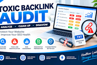disavow toxic backlinks and clean up your profile