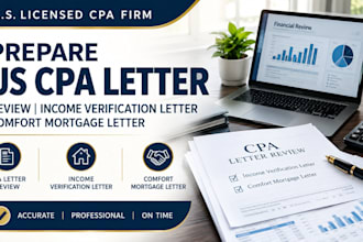 prepare income verification, and self employment verification letters