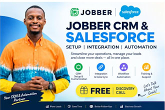 setup jobber CRM, salesforce developer, jobber CRM automation, salesforce admin