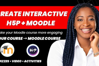 create interactive h5p activities for moodle