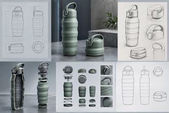 design custom silicone travel products with production ready cad