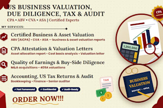 do certified business valuation, asset valuation as CPA, abv aicpa, cva and asa