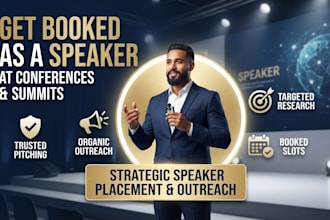 get you booked as a speaker at conferences and summits